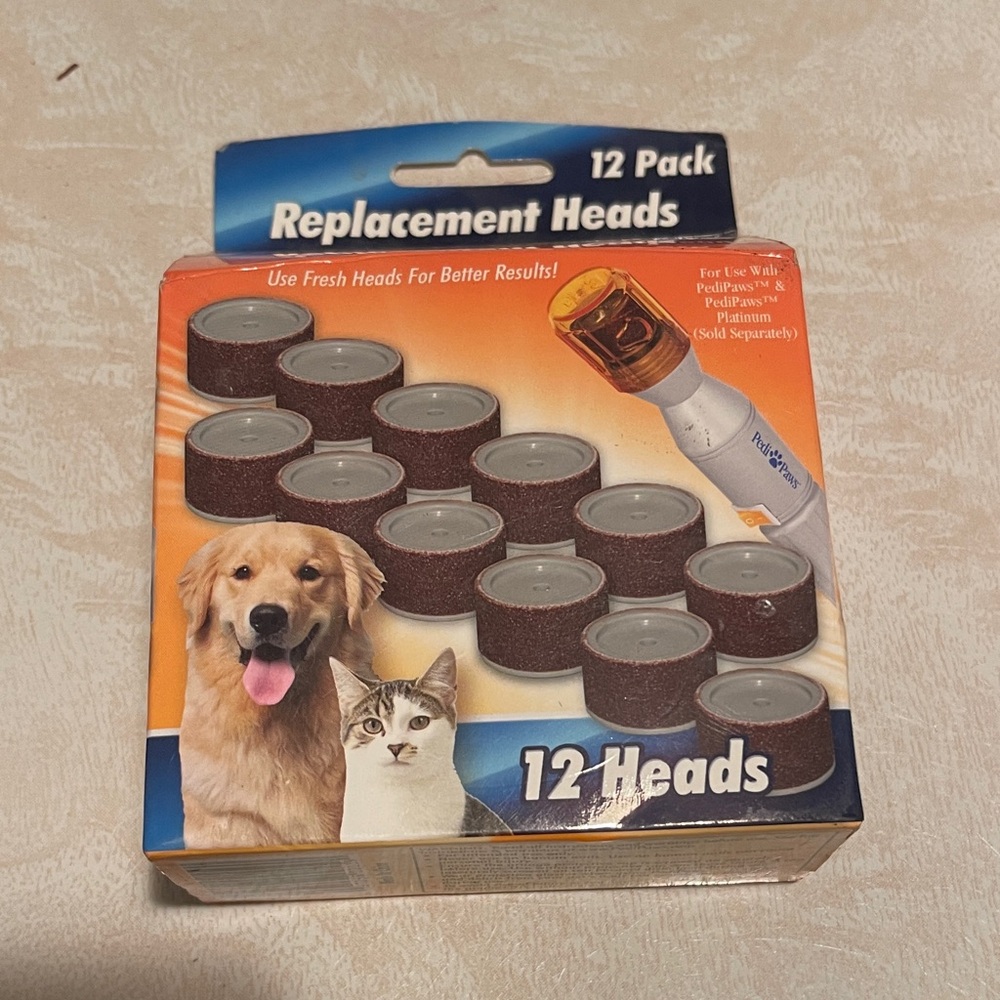 Pedi Paws 12 Pack Replacement Heads